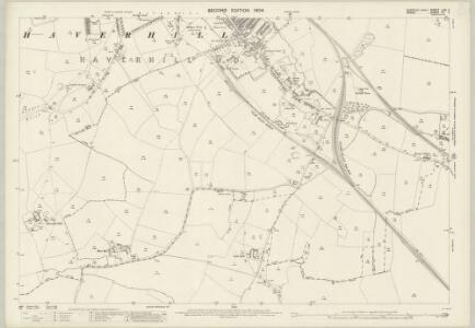 Suffolk LXX.7 (includes: Haverhill; Helion Bumpstead; Sturmer) - 25 Inch Map
