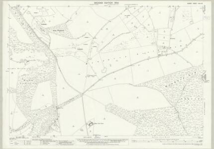 Dorset XXIII.16 (includes: Milton Abbas; Winterborne Clenston; Winterborne Houghton; Winterborne Stickland) - 25 Inch Map