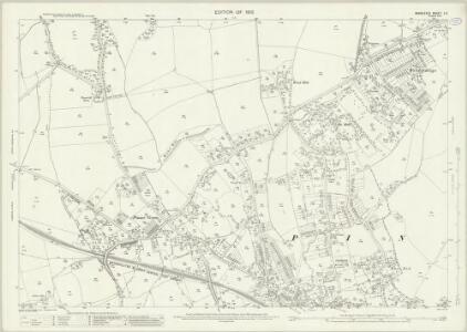 Middlesex X.2 (includes: Harrow) - 25 Inch Map