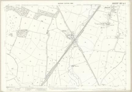 Leicestershire LII.12 (includes: Catthorpe; Churchover; Newton and Biggin; Shawell) - 25 Inch Map