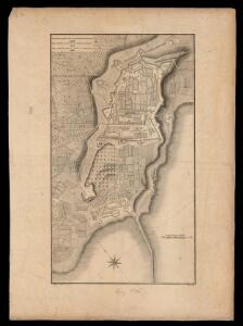 Plano de la ciudad y del nuevo puerto de Tarragona / levé par Leger et Moulinier