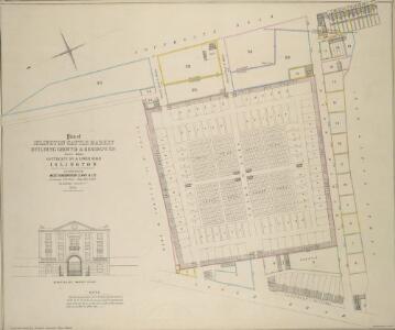 Plan of ISLINGTON CATTLE MARKET BUILDING GROUND & RESIDENCES