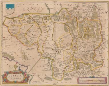 Lusatia Superior [Karte], in: Novus atlas absolutissimus, Bd. 2, S. 244.
