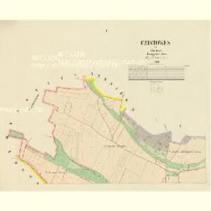 Czistowes - c1033-1-001 - Kaiserpflichtexemplar der Landkarten des stabilen Katasters