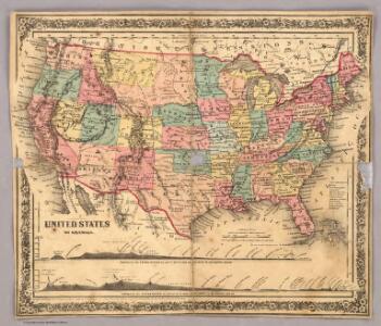 Index Map: United States of America.