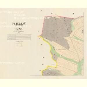 Peterkau (Peterkow) - c5714-1-001 - Kaiserpflichtexemplar der Landkarten des stabilen Katasters