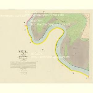 Kozell - c3458-1-003 - Kaiserpflichtexemplar der Landkarten des stabilen Katasters