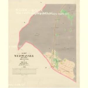 Weiswasser - m0077-1-005 - Kaiserpflichtexemplar der Landkarten des stabilen Katasters