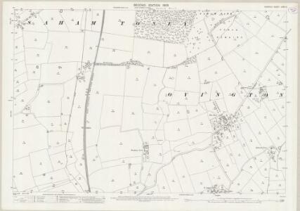 Norfolk LXXII.6 (includes: Ovington; Saham Toney) - 25 Inch Map