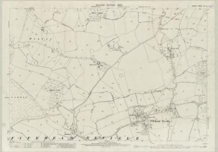 Dorset XIII.10 (includes: Fifehead Neville; Lydlinch; Okeford Fitzpaine; Sturminster Newton) - 25 Inch Map