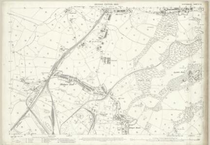 Staffordshire XI.10 (includes: Audley Rural; Newcastle Under Lyme) - 25 Inch Map