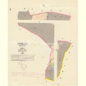 Kobilitz (Kobylice) - c3224-1-004 - Kaiserpflichtexemplar der Landkarten des stabilen Katasters
