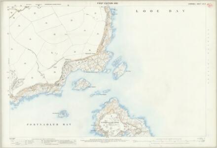 Cornwall LIII.6 (includes: Looe) - 25 Inch Map