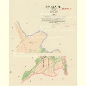 Neustadtl - c1253-1-001 - Kaiserpflichtexemplar der Landkarten des stabilen Katasters