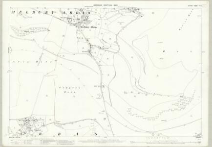 Dorset VIII.7 (includes: Ashmore; Compton Abbas; Melbury Abbas) - 25 Inch Map