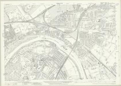 Middlesex XXI.1 (includes: Chiswick St Nicholas; Kew; Mortlake; North Sheen; Old Brentford) - 25 Inch Map