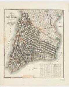 Plan of the city of New-York : the greater part from actual survey made expressly for the purpose (the rest from authentic documents)