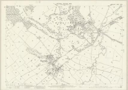 Shropshire LXIV.8 (includes: Diddlebury; Eaton Under Haywood; Munslow; Tugford) - 25 Inch Map