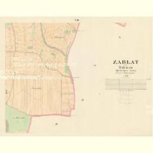 Zablat - c9004-1-006 - Kaiserpflichtexemplar der Landkarten des stabilen Katasters