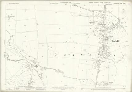 Oxfordshire XXXVII.9 (includes: Alvescot; Black Bourton; Broadwell; Clanfield; Grafton and Radcot; Langford) - 25 Inch Map