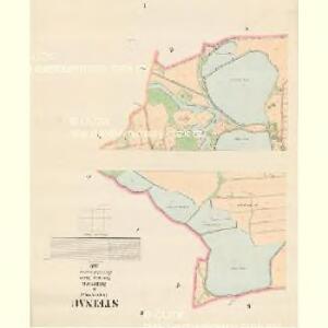 Steinau (Stonawa) - m2887-1-001 - Kaiserpflichtexemplar der Landkarten des stabilen Katasters