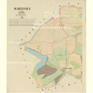 Martinitz - c4502-1-001 - Kaiserpflichtexemplar der Landkarten des stabilen Katasters