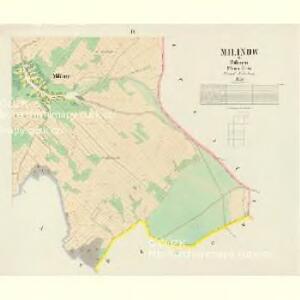 Milinow - c4671-1-007 - Kaiserpflichtexemplar der Landkarten des stabilen Katasters