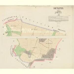 Benatek - c0107-1-001 - Kaiserpflichtexemplar der Landkarten des stabilen Katasters