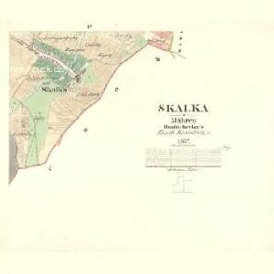 Skalka - m2730-1-003 - Kaiserpflichtexemplar der Landkarten des stabilen Katasters