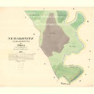 Nedakonitz (Nedakonice) - m1939-1-005 - Kaiserpflichtexemplar der Landkarten des stabilen Katasters