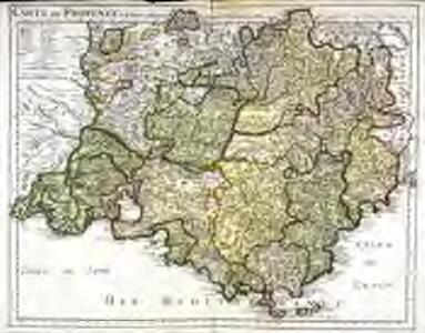 Carte de Provence et des terres adjacentes