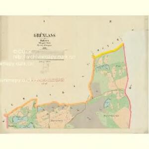 Grünlass - c4239-2-001 - Kaiserpflichtexemplar der Landkarten des stabilen Katasters