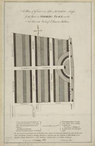 A Plan of Ground to be let at Somers Place in the Parish of St. Pancras.