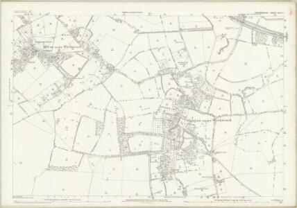 Oxfordshire XXV.1 (includes: Ascott under Wychwood; Milton Under Wychwood; Shipton Under Wychwood) - 25 Inch Map