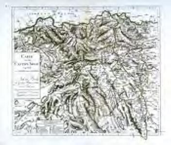 Carte von dem Canton Argau