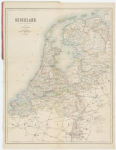 [Kaart], uit: Nederland / ontworpen en geteekend door J. Kuijper ; kopergravure door Van Baarsel & Tuyn