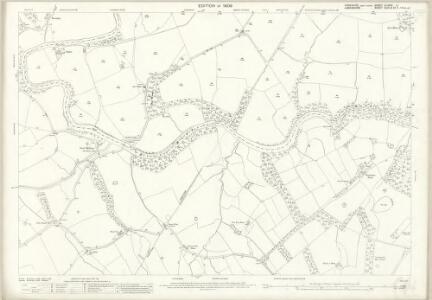 Yorkshire CLXXXI.11 (includes: Aighton Bailey And Chaigley; Bowland Forest Low; Bowland With Leagram; Thornley With Wheatley) - 25 Inch Map