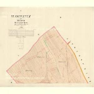 Havrzitz - m0678-1-001 - Kaiserpflichtexemplar der Landkarten des stabilen Katasters