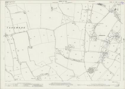 Sussex LXII.5 (includes: Aldingbourne; Boxgrove; Oving; Tangmere) - 25 Inch Map
