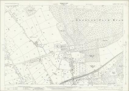 Hampshire and Isle of Wight XXXV.13 (includes: Chawton; Farringdon; Four Marks; Medstead) - 25 Inch Map