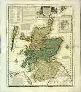 A new [and] accurate map of Scotland or North Britain