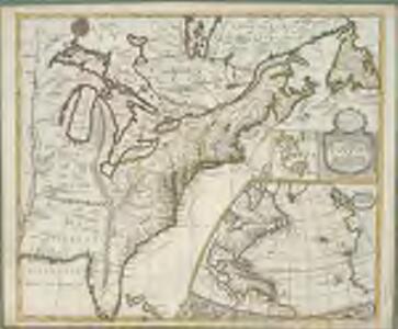 A new map of the English empire in America: viz. Virginia, Maryland, Carolina, New York, New Iarsey, New England, Pennsylvania, Newfoundland, New France &c. / revis'd by Ion. Senex, 1719; I. Harris, sculp.