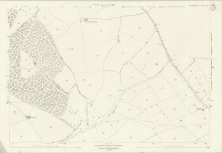 Northamptonshire XXVII.7 (includes: Barnwell; Brington and Molesworth; Clopton; Great Gidding; Luddington; Thurning; Winwick) - 25 Inch Map