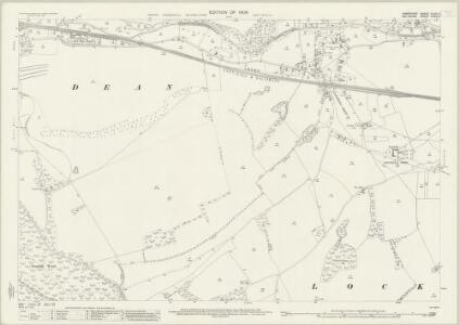 Hampshire and Isle of Wight XLVIII.5 (includes: East Dean; Lockerley; Whiteparish) - 25 Inch Map