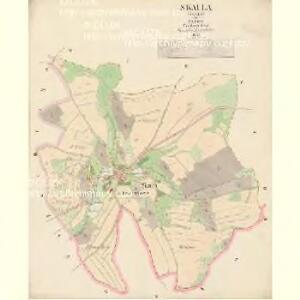 Skalla (Skala) - c6908-1-001 - Kaiserpflichtexemplar der Landkarten des stabilen Katasters