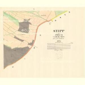 Stipp - m3058-1-005 - Kaiserpflichtexemplar der Landkarten des stabilen Katasters