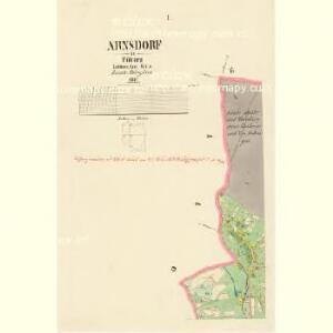 Arnsdorf - c0030-1-001 - Kaiserpflichtexemplar der Landkarten des stabilen Katasters