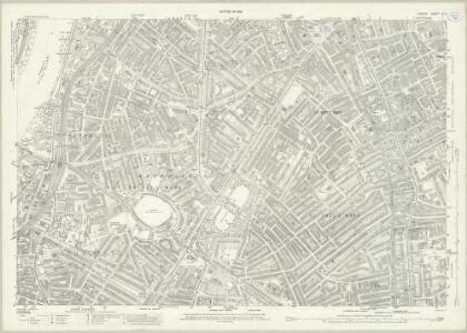 London (1915- Numbered sheets) IX.2 (includes: Lambeth St Mary; Southwark) - 25 Inch Map