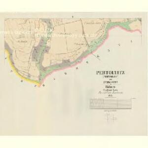 Pertoltitz (Pertoltic) - c5707-1-003 - Kaiserpflichtexemplar der Landkarten des stabilen Katasters