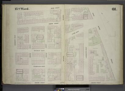 [Plate 61: Map bounded by East 9th Street, Fourth Avenue, Bowery, East 4th Street, University Place.]